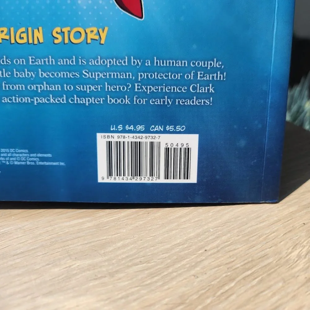 Superman: An Origin Story DC Super Heroes Origins comic book paperback EASTER